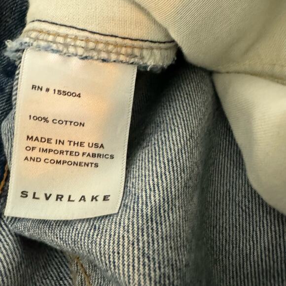 SLVRLAKE Women’s Frankie Cropped Flare Jeans Size 31 - Picture 9 of 10